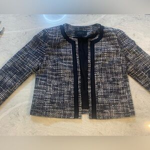 Ann Taylor Tweed Chanel style blazer. Size 4